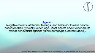 Being Biased Against Your Future Self (Ageism)