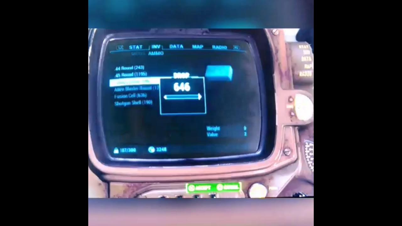 How to duplicate ammo/items in fallout 4 YouTube