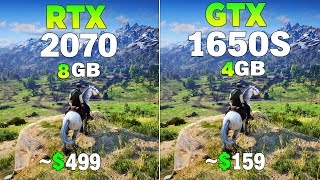 RTX 2070 vs GTX 1650 Super - Test in 8 Games