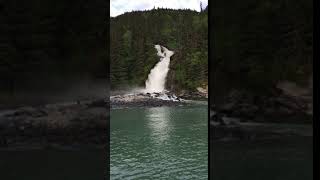 Waterfall Along the Lynn Canal, Skagway, AK
