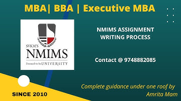 NMIMS Assignment June 2022 | How to do NMIMS assignments by self guidance by Amrita Mam