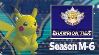 Hitting Champion-Tier with Pikachu & Goodra⚡️| Pokémon Champions VGC [Season M-6]