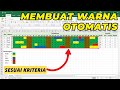 Cara Membuat Warna Otomatis di Excel Sesuai Kriteria (Pada Cell, Baris, dan Kolom)