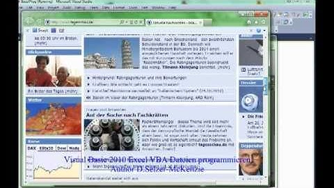 Visual Basic 2010 eine Excel VBA Dateien erstellen SelMcKenzie Selzer-McKenzie