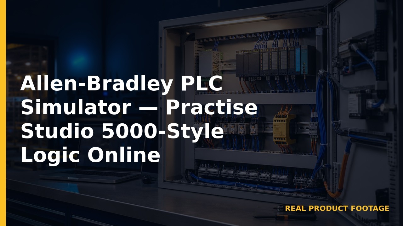 Allen-Bradley-Style Ladder Logic — Real Browser Demonstration
