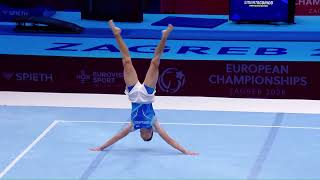 Aviv Gusman. 2026 European Junior Championships. EF. FX