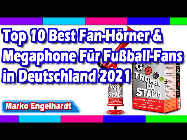 Cepewa Megafon Fußball Fan Fanfare Deutschland Germany : : Sport &  Freizeit