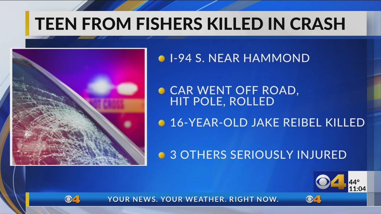 Support for students after Fishers teen killed in crash - YouTube