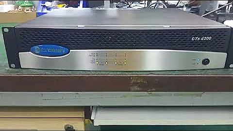Crown HV09016-2004 Audio Amplifier CTs4200 Repairs by Dynamics Circuit (S) Pte. Ltd.