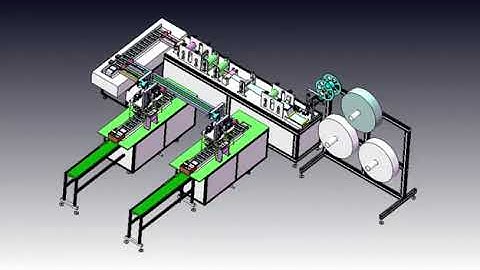 Richpeace Automatic Medical Mask Production& Automatic Bagging Machine