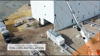 Florida Data Center Construction Log 66 | Trane Chillers Installation at New Orlando Data Center