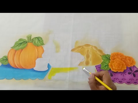 Manualidades / Diy / Pintura En Tela / Día De Muertos