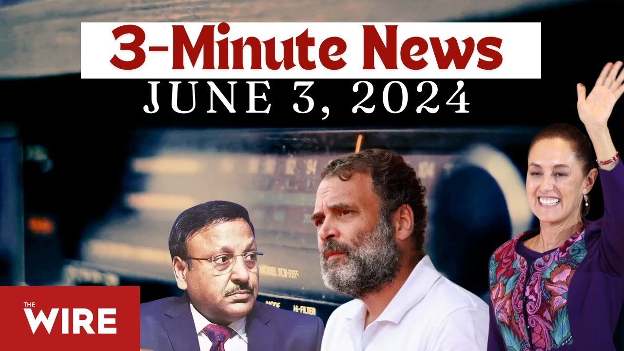 3-Minute News -- June 3, 2024 - YouTube