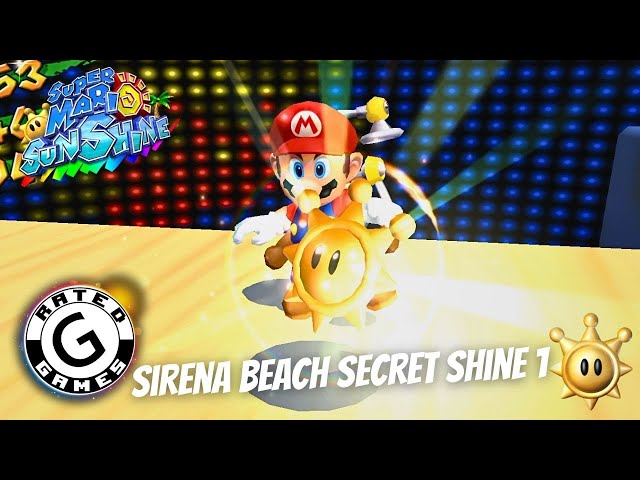 Sirena Beach Secret Shine 1 (Super Mario Sunshine) 