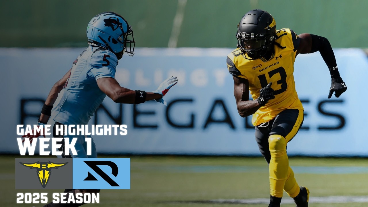 San Antonio Brahmas vs Arlington Renegades | UFL Week 1 Highlights