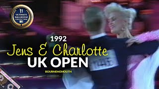 1992 Jens Werner and Charlotte Jørgensen at The UK Open Dance Championships