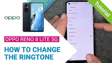 OPPO Reno8 Lite 5G - How to Change the Ringtone • 📱 • 🔔 • 🎶 • Tutorial