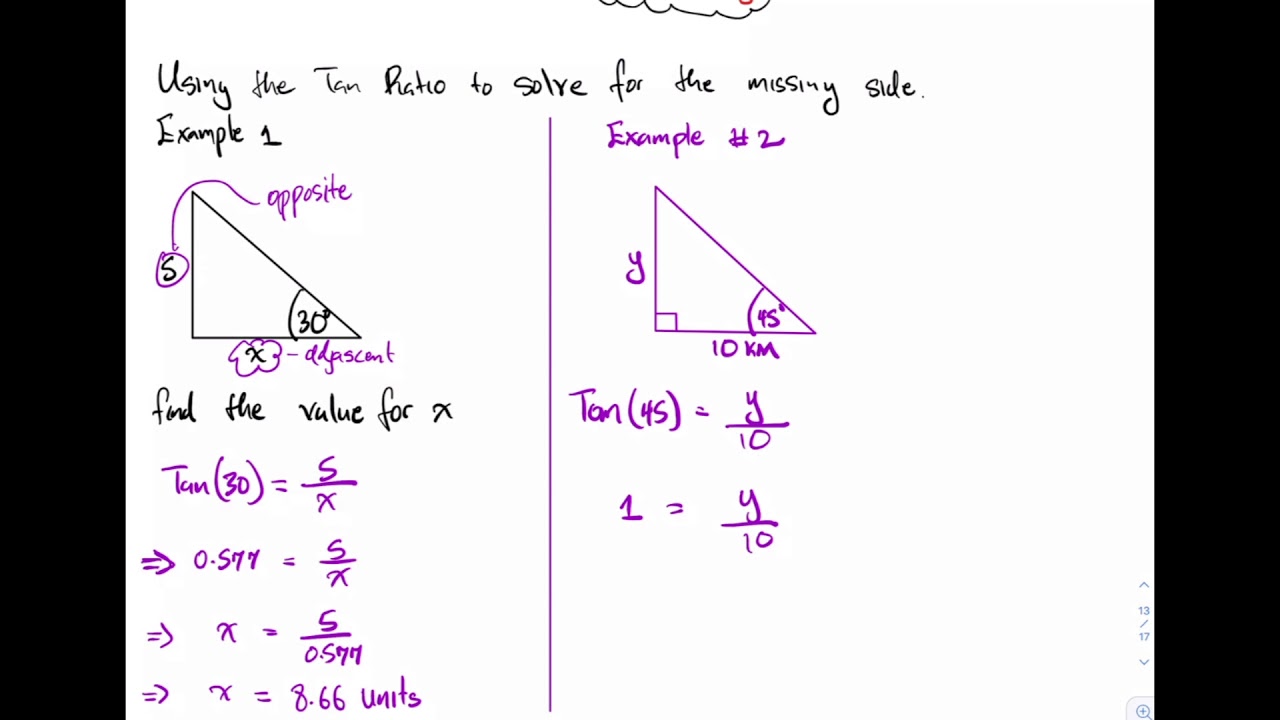 problem solving using trigonometry