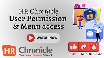 HR Chronicle: User Groups & Role-Based Access Explained | UAE HR Software Tutorial