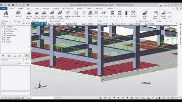 Design of Mat Foundation || Design of Raft Foundation in Tekla Structure Designer