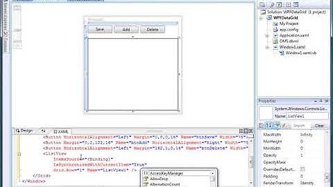 win video WPF Data Grida