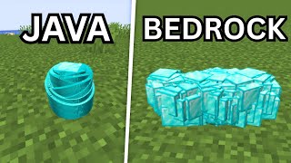 20 Differences Between Minecraft Java and Bedrock!