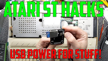 Atari ST USB Power Hack