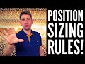 Position Sizing Rules - How Much to Risk When Trading!? 🤔