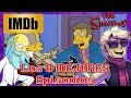 Los 8 MEJORES Episodios de Los Simpson (según IMDb) - [Zebitas Martinex]