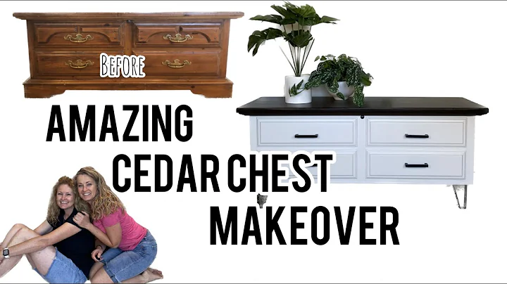 Stunning Lane Cedar Chest Makeover using Gel Stain and Chalk Paint