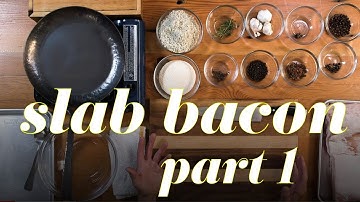 Making Slab Bacon at Home
