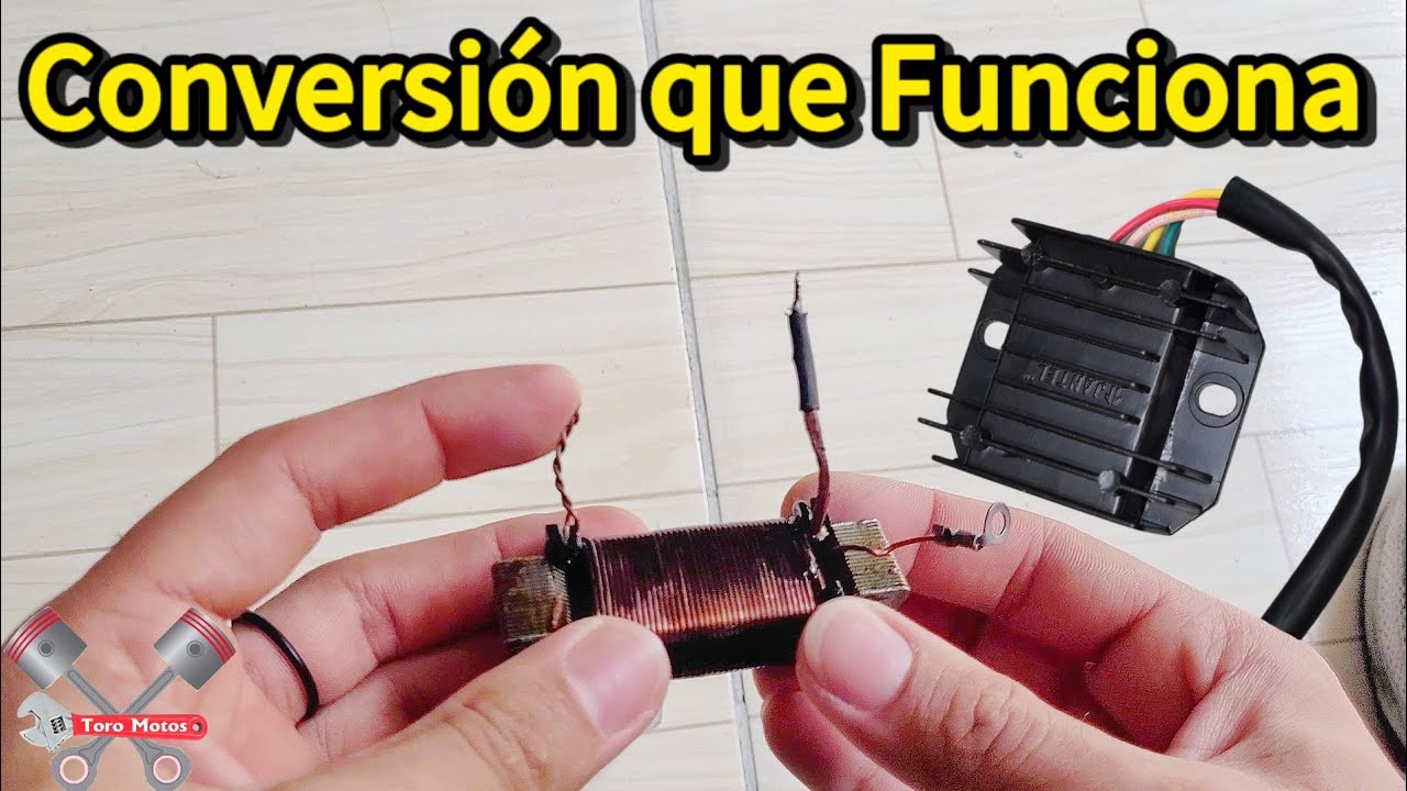 ⚡ Como pasar una Moto de Corriente ALTERNA a DIRECTA