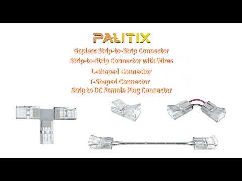 How to Use PAUTIX 8mm Connectors for 2-Pin Single Color COB LED Strip Lights