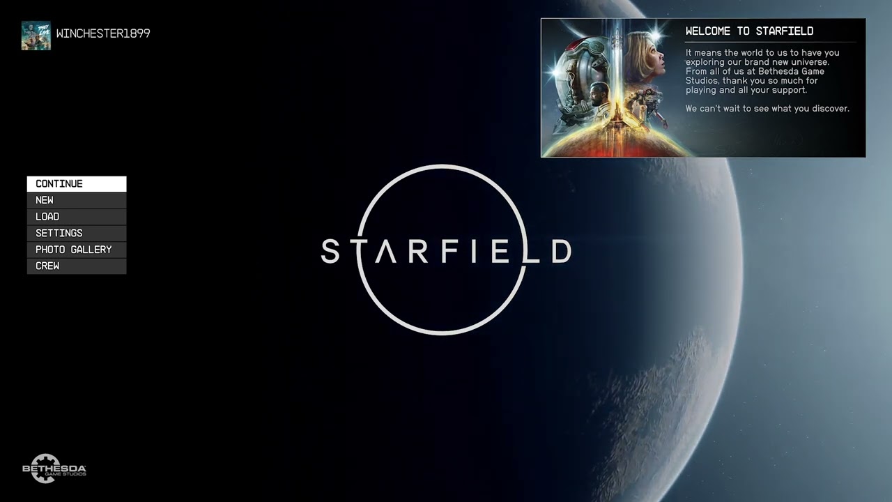 Starfield - Main Menu Theme | Ambience