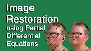 Image Restoration using Partial Differential Equations