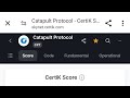 Catapult protocol in certik audit