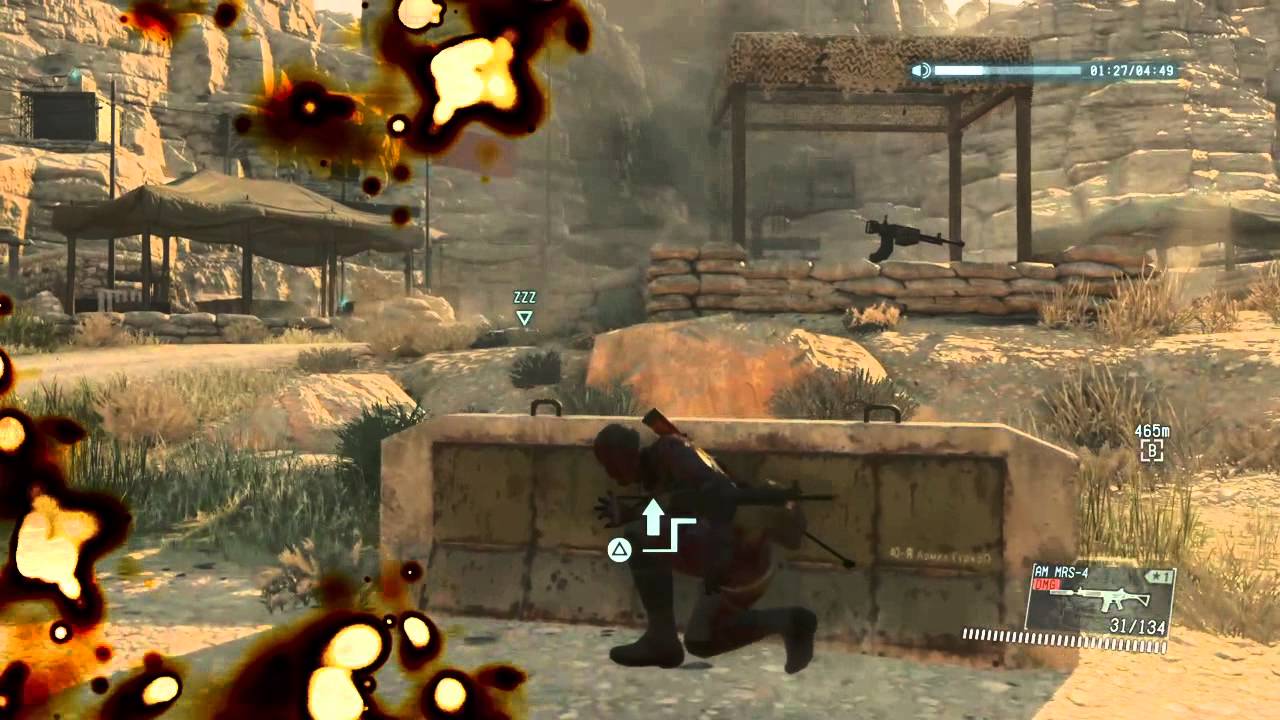 METAL GEAR SOLID V: THE PHANTOM PAIN: Female Character Gameplay