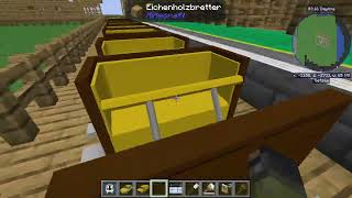 Minecraft Stadtprojekt Alpenstadt Heute Zeige ich euch meine Holzachterbahn im Freizeitpark