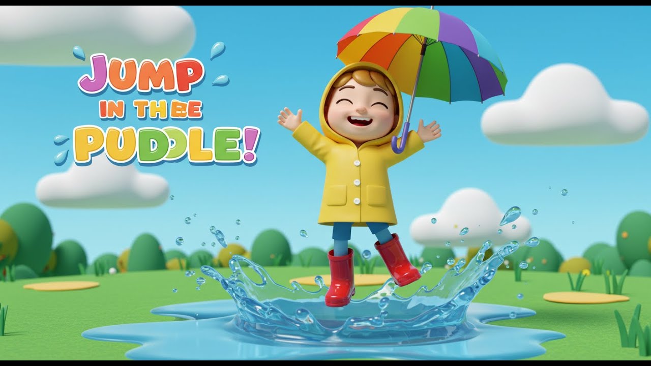 Rainy Day Fun Song ☔ | Jump in the Puddle 🌧️ | Kids Dance & Learn ...