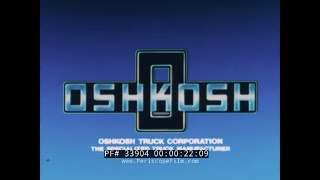 OSHKOSH TRUCK COMPANY CORPORATE HISTORY & PROMOTIONAL FILM  33904