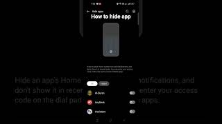 How to hide apps on android