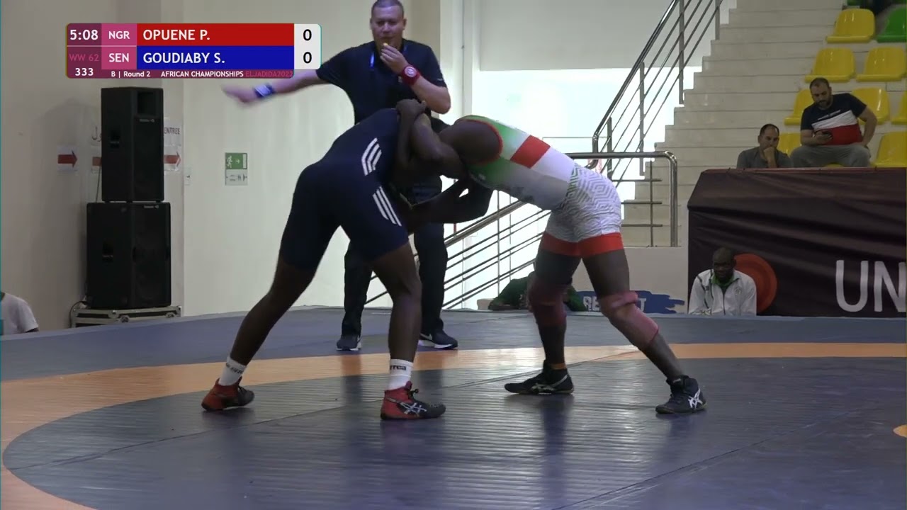 Round 2 WW - 62 kg: P. OPUENE (NGR) v. S. GOUDIABY (SEN)
