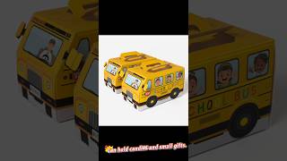 Party gift boxes. #Partygiftbox. School bus box. Children's Day gift box#package