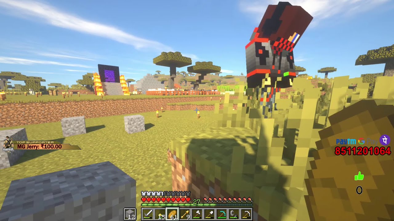 MINECRAFT | AAJ FARM BANAYENGE OR DIAMOND LAYENGE SURVIVAL DAY #3 - YouTube