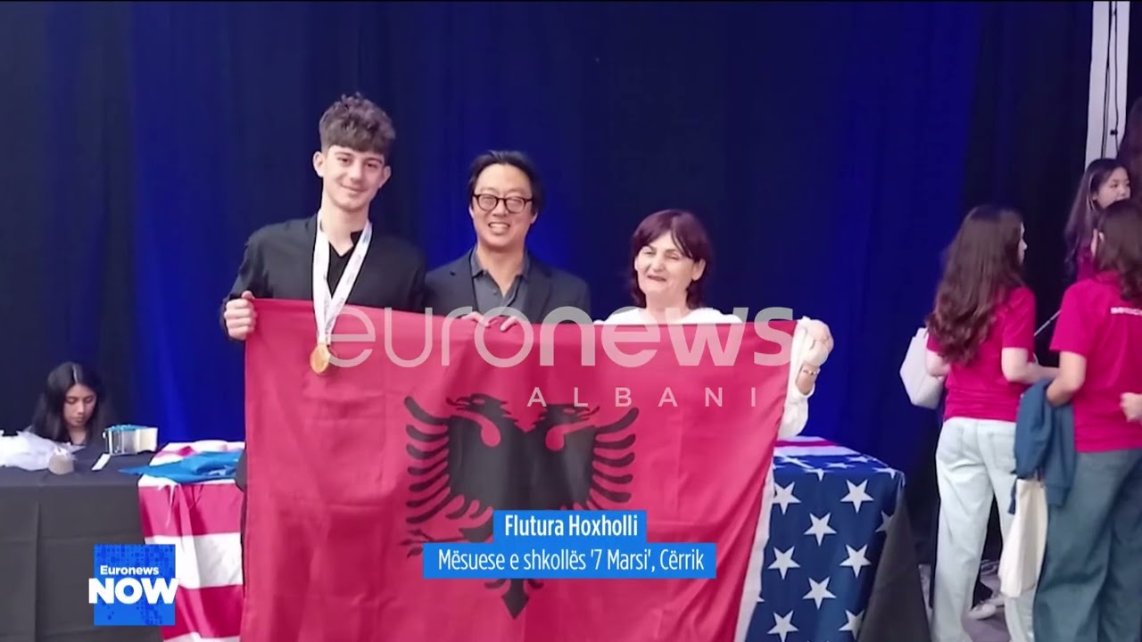 Nxënësi shqiptar Loris Qose firton medalje ari në SHBA në olimpiadën botërore
