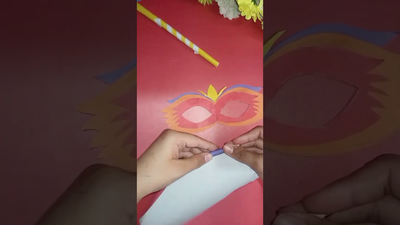 🎭✨ Creative Paper Mask DIY | Fun & Easy Craft for Kids 🎨🧒👧 
