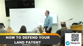 HOW TO DEFEND YOUR LAND PATENT DAVID STRAIGHT
