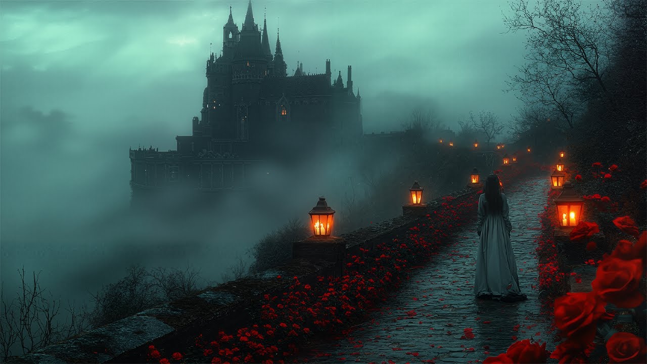 The Alluring Rose Path to the Ancient Castle - Romantic Melodies | Dark Academia Music for Writing