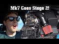 Mk7 GTI IE Stage 2 CRACKLE TUNE! (&amp; Intake and GFB DV+)
