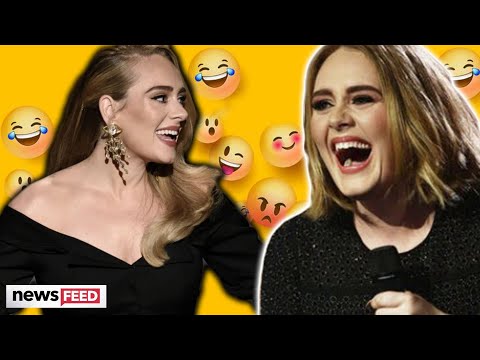 Adele POKES FUN At Her Divorce & Weight Loss!